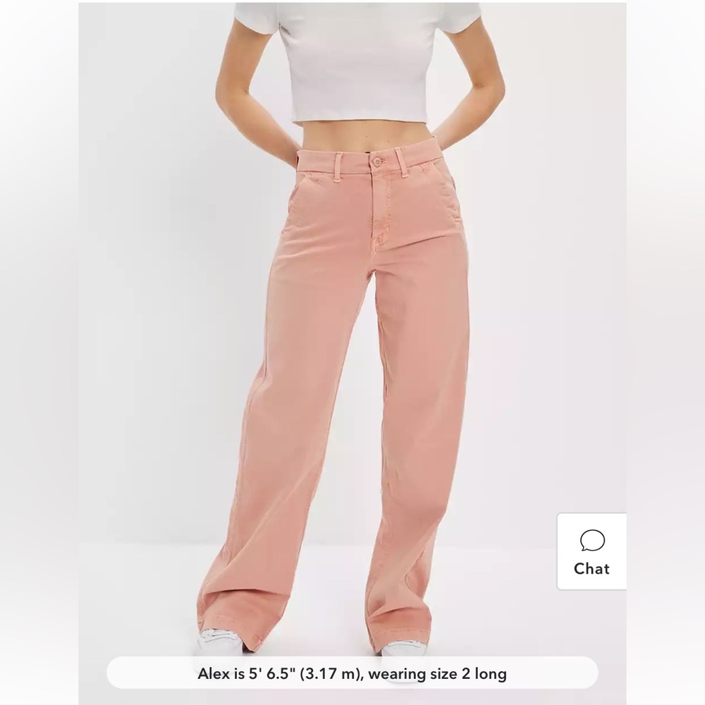 Baggy Wide Leg Stretch Pants